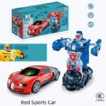Children’s Light Music Toy Car Electric Universal Driving Deformation Toy